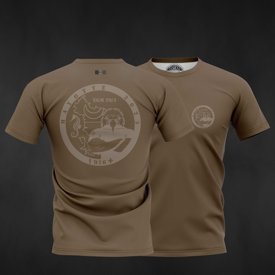 Mayotte 2023 - T-shirt UNI coyote