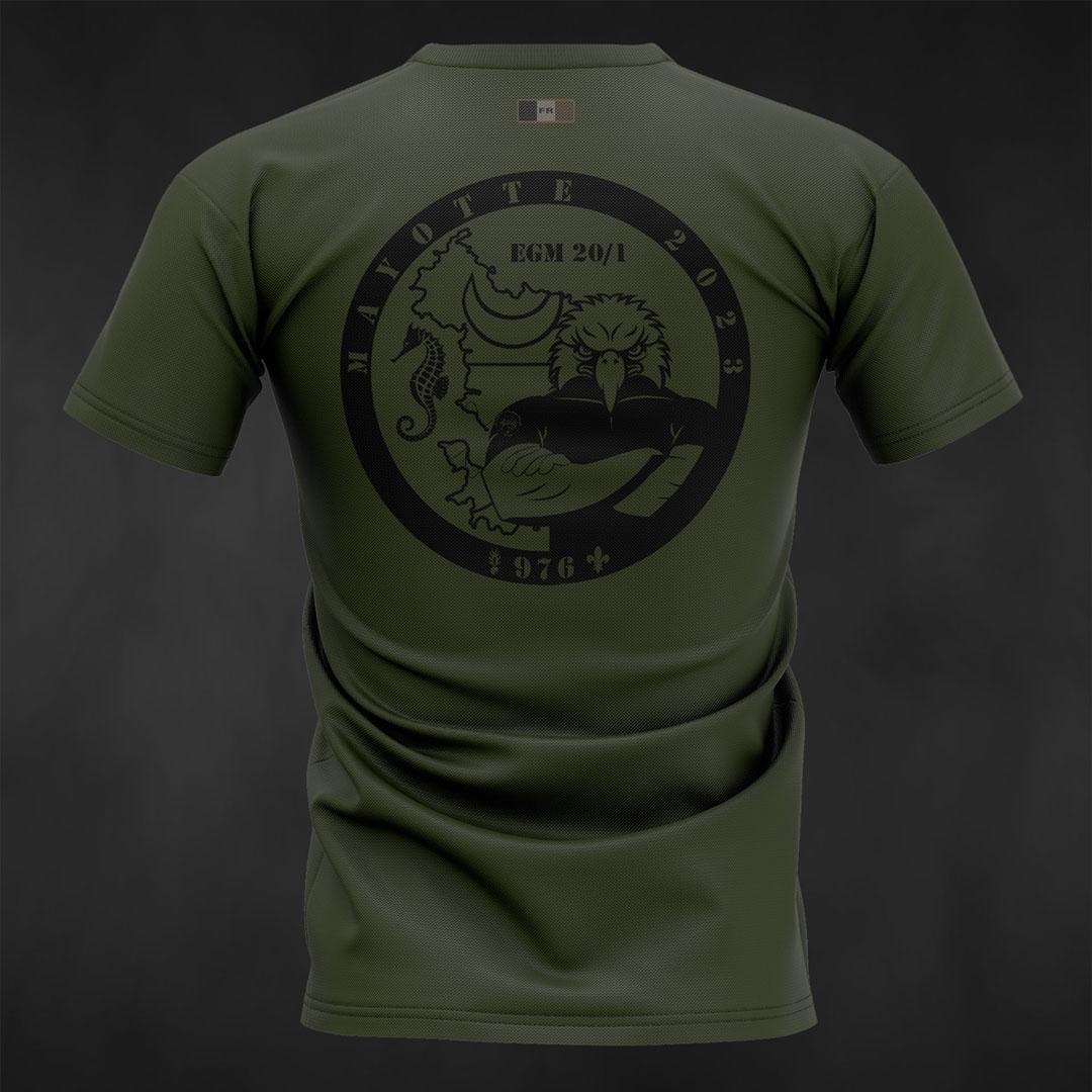 Mayotte 2023 - T-shirt UNI kaki